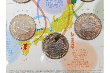 地方自治法施行六十周年記念　5百円バイカラー・クラッド貨幣セット　造幣局　額面58000円　22点セット(記念硬貨、五百円、500円、平成22年・23年・25年・26年・27年・28年、ケース付き)(R-074816)