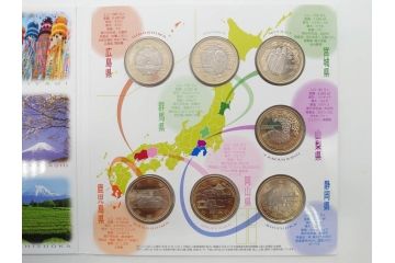 地方自治法施行六十周年記念　5百円バイカラー・クラッド貨幣セット　造幣局　額面58000円　22点セット(記念硬貨、五百円、500円、平成22年・23年・25年・26年・27年・28年、ケース付き)(R-074816)