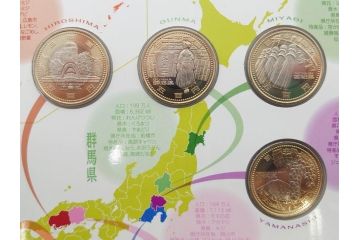 地方自治法施行六十周年記念　5百円バイカラー・クラッド貨幣セット　造幣局　額面58000円　22点セット(記念硬貨、五百円、500円、平成22年・23年・25年・26年・27年・28年、ケース付き)(R-074816)