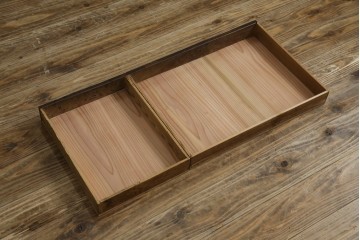 和製アンティーク　総欅(ケヤキ)材　味のある風合いが魅力の文机　(R-074843)