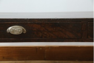 和製アンティーク　総欅(ケヤキ)材　味のある風合いが魅力の文机　(R-074843)