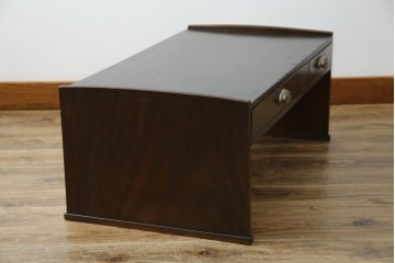 和製アンティーク　総欅(ケヤキ)材　味のある風合いが魅力の文机　(R-074843)