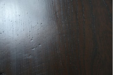 和製アンティーク　総欅(ケヤキ)材　味のある風合いが魅力の文机　(R-074843)