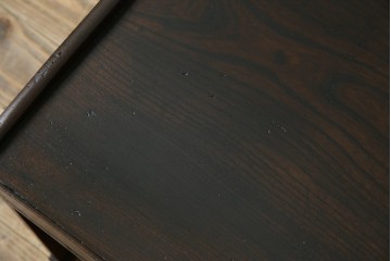 和製アンティーク　総欅(ケヤキ)材　味のある風合いが魅力の文机　(R-074843)