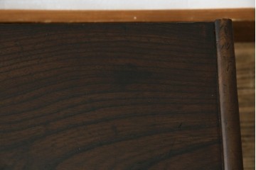 和製アンティーク　総欅(ケヤキ)材　味のある風合いが魅力の文机　(R-074843)