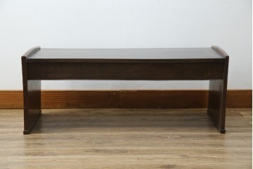 和製アンティーク　総欅(ケヤキ)材　味のある風合いが魅力の文机　(R-074843)