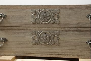 中古　会津松本(會津松本)　東西館　上品な金具付き総桐箪笥(小袖タンス、和タンス、衣装箪笥、総桐たんす、着物箪笥)(R-074846)