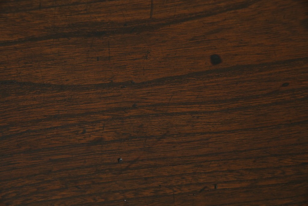 和製アンティーク　三方欅(ケヤキ)材　引き出し付きのシンプルなローボード　(R-074848)