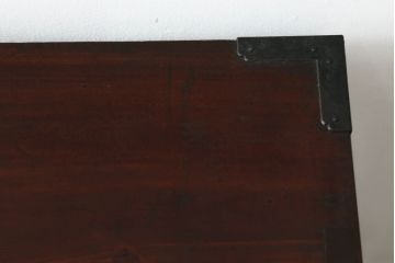 和製アンティーク　激レア　希少　前面欅(ケヤキ)材　上品な佇まいで和の空間を引き立てる米沢小箪笥(米沢箪笥、引き出し、小物収納、収納タンス)(R-074849)