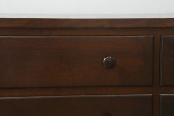 中古　松本民芸家具　落ち着きのある佇まいが魅力的なローチェスト(テレビ台、テレビボード、ローボード、収納箪笥、引き出し)(R-074851)