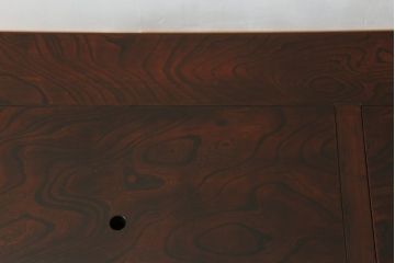 中古　美品!!　岩谷堂箪笥　美しく迫力のある杢目が魅力的な長火鉢(木製火鉢、囲炉裏テーブル、ローテーブル、座卓)(R-074855)