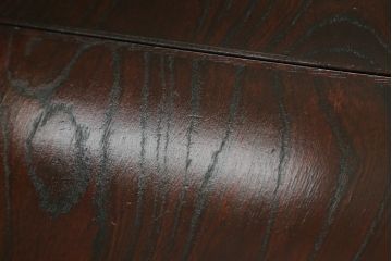中古　美品!!　岩谷堂箪笥　美しく迫力のある杢目が魅力的な長火鉢(木製火鉢、囲炉裏テーブル、ローテーブル、座卓)(R-074855)