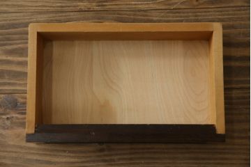 和製ビンテージ　松本民芸家具　高山式　スタイリッシュなデザインが美しいライティングビューロー(机、ワークデスク、引き出し、サイドチェスト、在宅用、在宅ワーク用、ヴィンテージ)(R-074856)