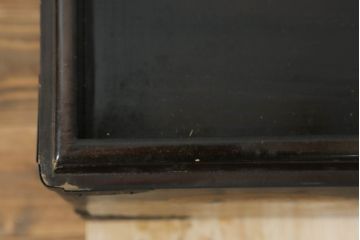 和製アンティーク　時代の流れを感じさせる昔ながらの挟み箱(時代箱、収納箱)(R-074861)