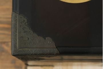 和製アンティーク　時代の流れを感じさせる昔ながらの挟み箱(時代箱、収納箱)(R-074861)
