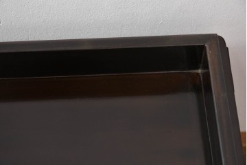 和製アンティーク　模様入りの金具や家紋が品格ある挟み箱　(R-074861)