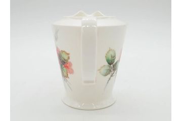 オールドノリタケ　NORITAKE　薔薇文様のデザインが上品な印象を与えるティーセット(バラ、ティーカップ&ソーサー6客、ティーポット、シュガーポット、ミルクポット、クリーマー、C&S、洋食器)(R-074867)
