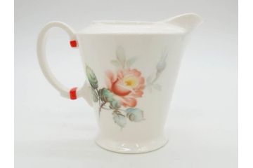 オールドノリタケ　NORITAKE　薔薇文様のデザインが上品な印象を与えるティーセット(バラ、ティーカップ&ソーサー6客、ティーポット、シュガーポット、ミルクポット、クリーマー、C&S、洋食器)(R-074867)
