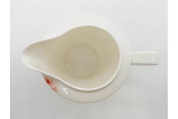オールドノリタケ　NORITAKE　薔薇文様のデザインが上品な印象を与えるティーセット(バラ、ティーカップ&ソーサー6客、ティーポット、シュガーポット、ミルクポット、クリーマー、C&S、洋食器)(R-074867)
