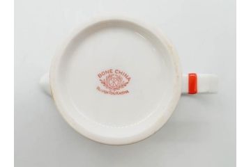 オールドノリタケ　NORITAKE　薔薇文様のデザインが上品な印象を与えるティーセット(バラ、ティーカップ&ソーサー6客、ティーポット、シュガーポット、ミルクポット、クリーマー、C&S、洋食器)(R-074867)