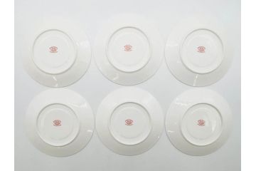 オールドノリタケ　NORITAKE　薔薇文様のデザインが上品な印象を与えるティーセット(バラ、ティーカップ&ソーサー6客、ティーポット、シュガーポット、ミルクポット、クリーマー、C&S、洋食器)(R-074867)