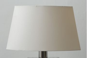 フランス　Baccarat　バカラ　ルクソール　繊細なカットが輝きを放つ!エレガントな雰囲気のテーブルランプ(テーブルスタンド、卓上照明、間接照明、フルレッドクリスタルガラス)(R-074868)