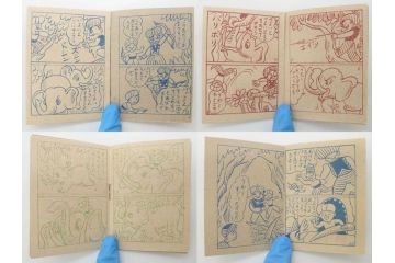 ツバメ　最新版　豆本　まんが本100冊セット(漫画、マンガ、まぼろし剣士、ペンちゃん探偵長、からてタンクろう、黒ん坊怪盗、水戸黄門の代官退治、パットの冒険、箱付き)(R-074869)