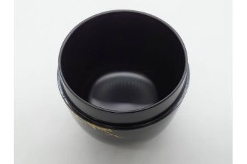 蒔絵　螺鈿　それぞれのデザインが美しく和の雰囲気を引き立てる棗3個セット(秋草、大棗、牡丹、春の野、寸切、荒井喜峰、茶道具、茶筒、茶器、漆器、共箱付き)(R-074873)