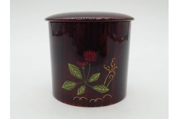 蒔絵　螺鈿　それぞれのデザインが美しく和の雰囲気を引き立てる棗3個セット(秋草、大棗、牡丹、春の野、寸切、荒井喜峰、茶道具、茶筒、茶器、漆器、共箱付き)(R-074873)