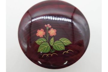 蒔絵　螺鈿　それぞれのデザインが美しく和の雰囲気を引き立てる棗3個セット(秋草、大棗、牡丹、春の野、寸切、荒井喜峰、茶道具、茶筒、茶器、漆器、共箱付き)(R-074873)