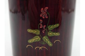 蒔絵　螺鈿　それぞれのデザインが美しく和の雰囲気を引き立てる棗3個セット(秋草、大棗、牡丹、春の野、寸切、荒井喜峰、茶道具、茶筒、茶器、漆器、共箱付き)(R-074873)