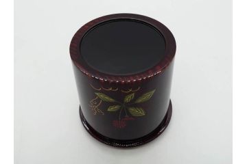 蒔絵　螺鈿　それぞれのデザインが美しく和の雰囲気を引き立てる棗3個セット(秋草、大棗、牡丹、春の野、寸切、荒井喜峰、茶道具、茶筒、茶器、漆器、共箱付き)(R-074873)