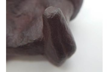 釜師　畠春斎　蟹　蓋置　鉄製　約274g(茶道具、茶器、煎茶道具、かに、カニ、共箱付き)(R-074874)