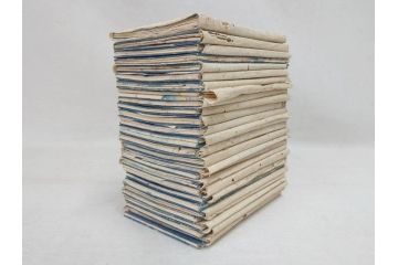 嘉永　木版画　尾張屋清七版　青山　麻布　目黒　巣鴨　日本橋　赤坂　浅草など　江戸切絵図27冊セット(古地図、和本、古書、木箱付き)(R-074880)