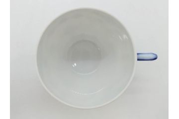 デンマーク　ROYAL COPENHAGEN(ロイヤルコペンハーゲン)　ブルーフルーテッド　ハーフレース　ペア　優雅なひとときを演出するコーヒーカップ&ソーサー2客セット(洋食器、C&S)(定価約44000円)(R-074882)