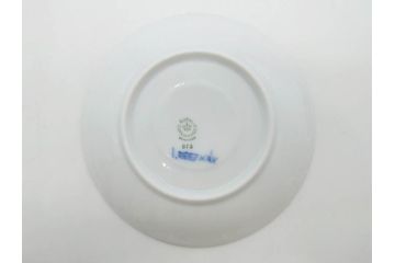 デンマーク　ROYAL COPENHAGEN(ロイヤルコペンハーゲン)　ブルーフルーテッド　ハーフレース　ペア　優雅なひとときを演出するコーヒーカップ&ソーサー2客セット(洋食器、C&S)(定価約44000円)(R-074882)