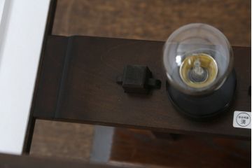 ビンテージ照明　和モダンスタイルに活躍する置行灯風スタンドライト(フロアライト、スタンド照明、ヴィンテージ)(R-074900)