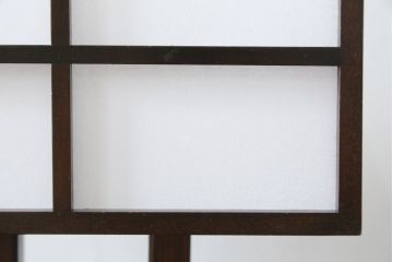 ビンテージ照明　和モダンスタイルに活躍する置行灯風スタンドライト(フロアライト、スタンド照明、ヴィンテージ)(R-074900)