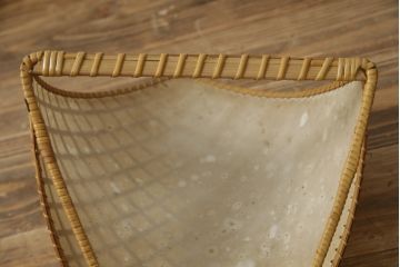 ビンテージ照明　YAMAGIWA(ヤマギワ)　近藤昭作　竹のあかり　優しい明かりで和モダンな空間を演出する竹のウォールライト(ウォールランプ、ブラケットライト、壁付け照明、壁掛け照明、ヴィンテージ)(R-074902)
