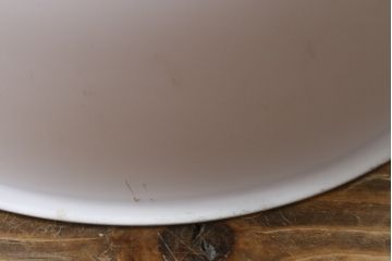 アンティーク照明　丸みを帯びたシンプルなデザインが可愛らしい天井ライトカバー(天井照明)(R-074926)