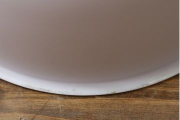 アンティーク照明　丸みを帯びたシンプルなデザインが可愛らしい天井ライトカバー(天井照明)(R-074926)