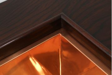中古　岩谷堂箪笥　和のお部屋づくりにおすすめな火鉢(木製火鉢、囲炉裏テーブル、ローテーブル、座卓)(R-074931)