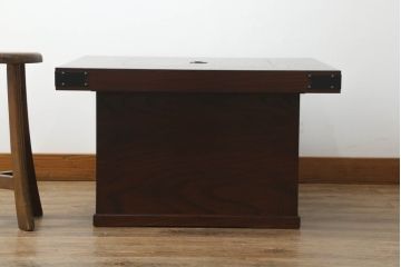 中古　岩谷堂箪笥　和のお部屋づくりにおすすめな火鉢(木製火鉢、囲炉裏テーブル、ローテーブル、座卓)(R-074931)