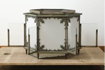 アンティーク照明　特大　希少なデザイン　洋館で使われていた天井照明(吊り下げ照明)(R-074932)