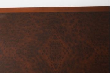 中古　美品　松創　美しいバール杢が印象的なピアダイニングテーブル(鳥眼杢、バーズアイ、食卓、2人掛け、4人掛け、二人掛け、四人掛け)(定価約100万円)(R-074934)