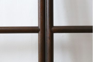 和製アンティーク　珍品!!　鳳凰と龍の透かし彫りが目を惹く衣桁(ハンガーラック、着物掛け、衣装掛け)(R-074935)