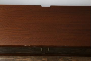 中古　カリモク家具(karimoku)　domani(ドマーニ)　Forza(フォルザ)シリーズ　堂々とした佇まいが魅力的なシアターボード(テレビ台、テレビボード、リビングボード、ローボード、収納棚、戸棚)(定価約73万円)(R-074937)
