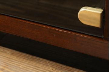 中古　カリモク家具(karimoku)　domani(ドマーニ)　Forza(フォルザ)シリーズ　堂々とした佇まいが魅力的なシアターボード(テレビ台、テレビボード、リビングボード、ローボード、収納棚、戸棚)(定価約73万円)(R-074937)