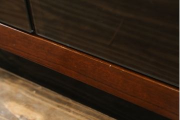 中古　カリモク家具(karimoku)　domani(ドマーニ)　Forza(フォルザ)シリーズ　堂々とした佇まいが魅力的なシアターボード(テレビ台、テレビボード、リビングボード、ローボード、収納棚、戸棚)(定価約73万円)(R-074937)