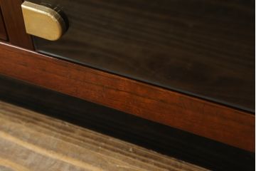 中古　カリモク家具(karimoku)　domani(ドマーニ)　Forza(フォルザ)シリーズ　堂々とした佇まいが魅力的なシアターボード(テレビ台、テレビボード、リビングボード、ローボード、収納棚、戸棚)(定価約73万円)(R-074937)
